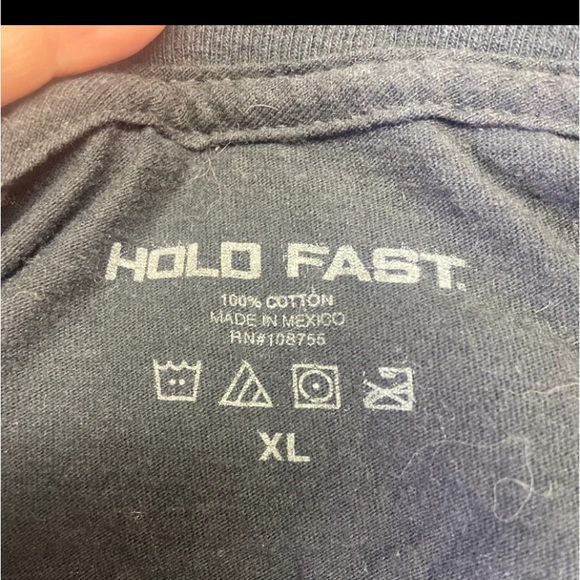 Hold Fast shortsleeve crewneck blueline T-Shirt ladies xl extra large police cop - Picture 5 of 5